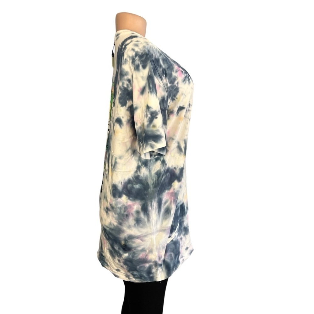 Nike Festival Graphic Blue Tie Dye T-Shirt - Picture 4 of 10